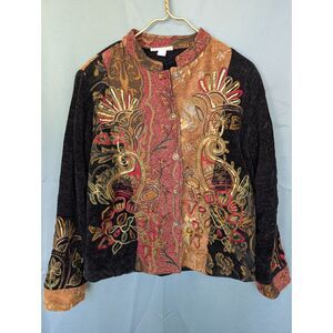 Fabulous Vintage Dressbarn Jacket with Embroidery, Tapestry, Sequins and more!